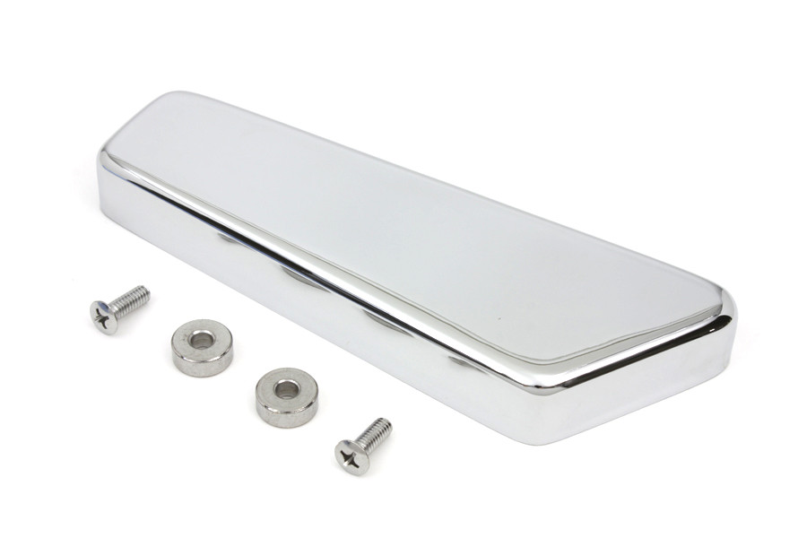 V-Twin #70140 - Chrome Smooth Starter Relay Cover Kit