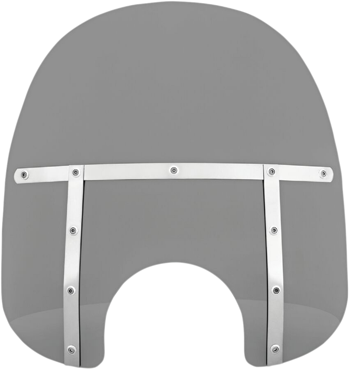 Fats Windshield - 17" - 7" Headlight - Black Smoke