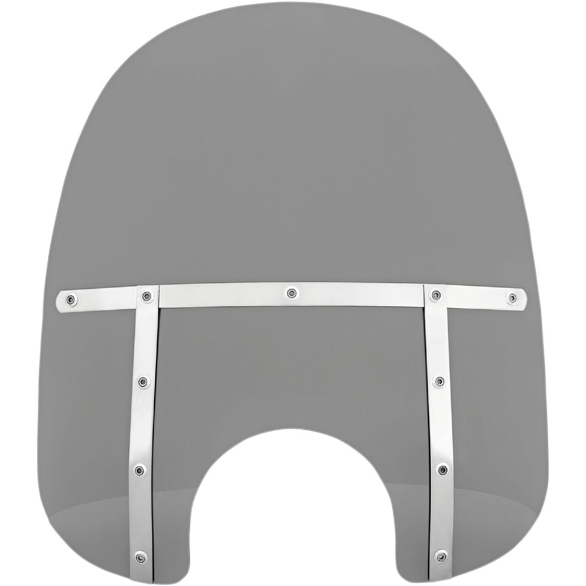Memphis Shades #MEM33112 - Fats Windshield - 19" - Headlight - Black Smoke