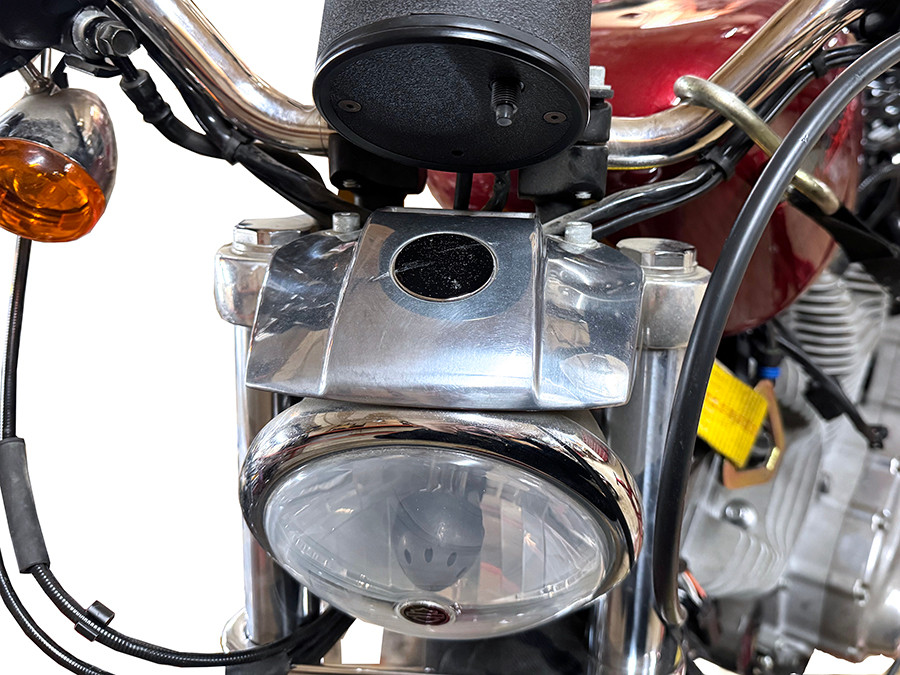 V-Twin #71757 - Headlamp Bracket Chrome Die Cast