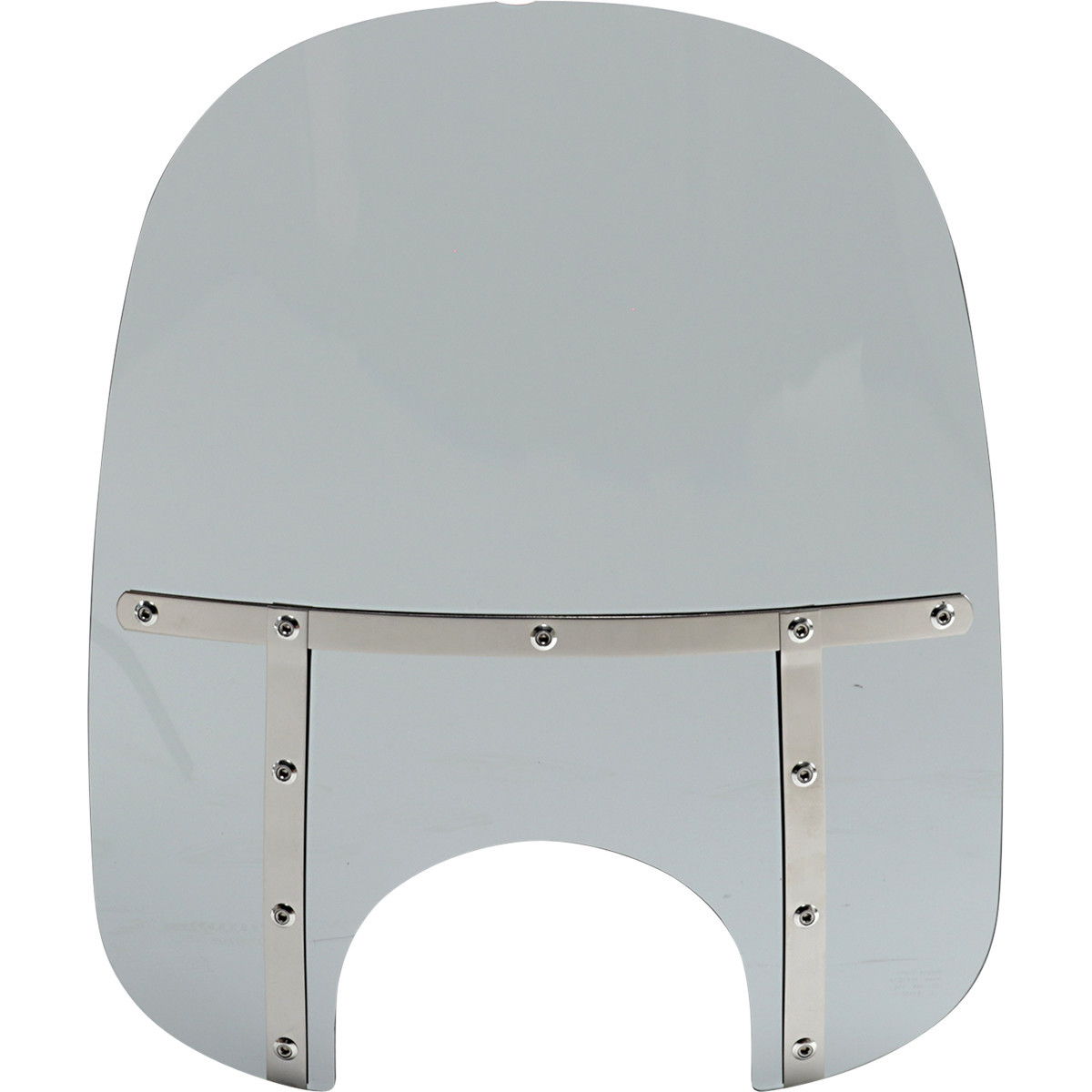 Memphis Shades #MEM38112 - Fats Windshield - 21" - Headlight - Black Smoke
