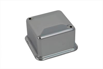 V-Twin - Chrome 6 Volt Delco Type 3-Brush Regulator Cover