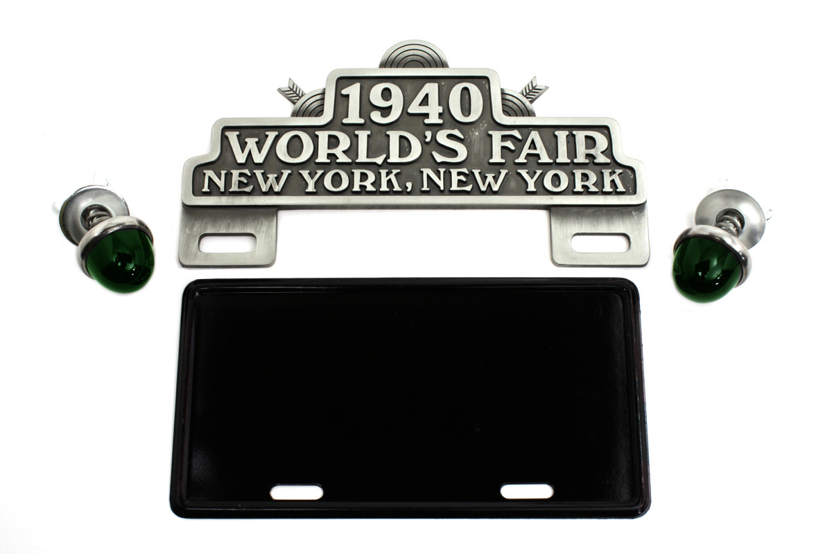 V-Twin - World's Fair License Plate Topper Kit