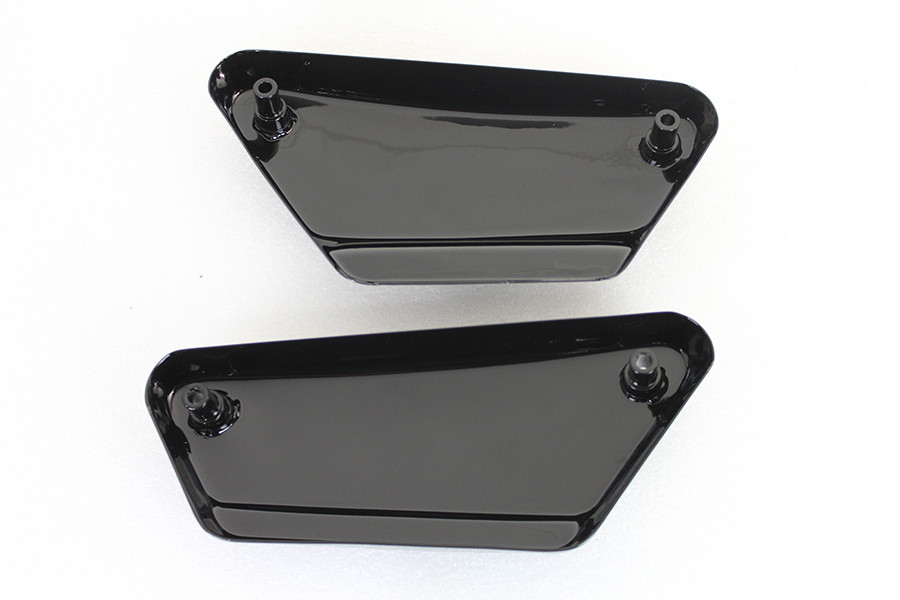 V-Twin #19014B - Frame Side Cover Set Black