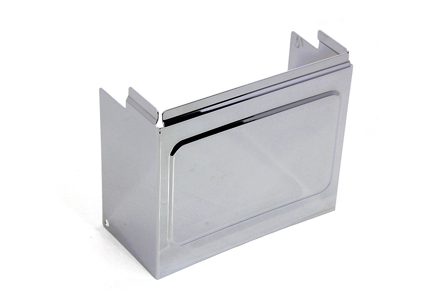 V-Twin #75623 - Chrome Embossed Battery Side Cover
