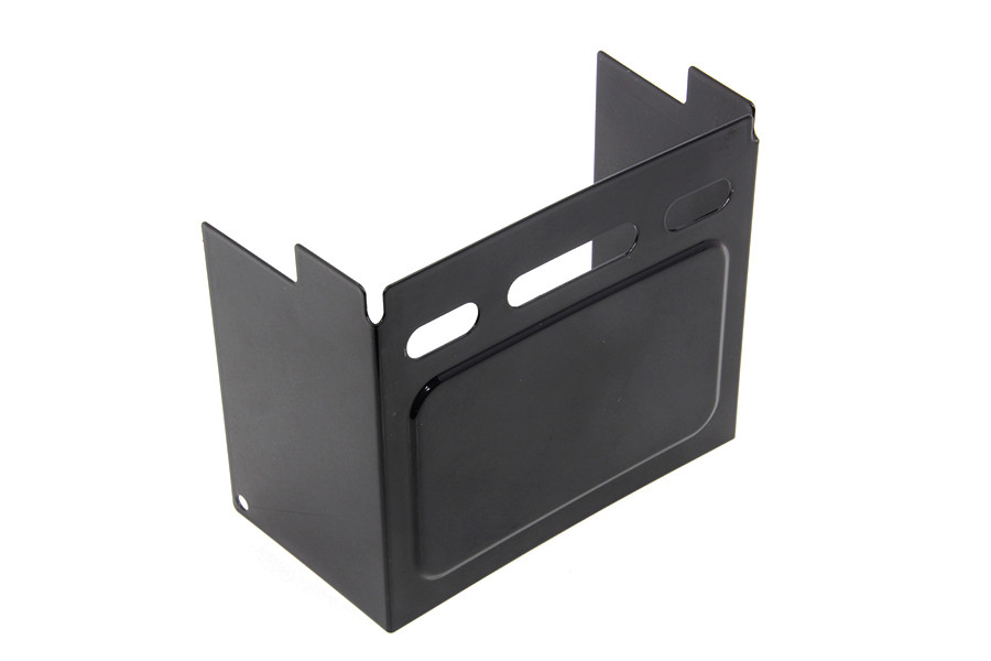 V-Twin #74269B - Black Embossed Battery Side Cover