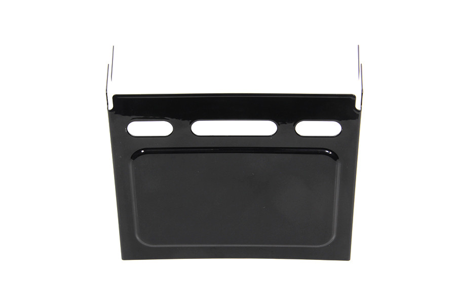 V-Twin #74269B - Black Embossed Battery Side Cover