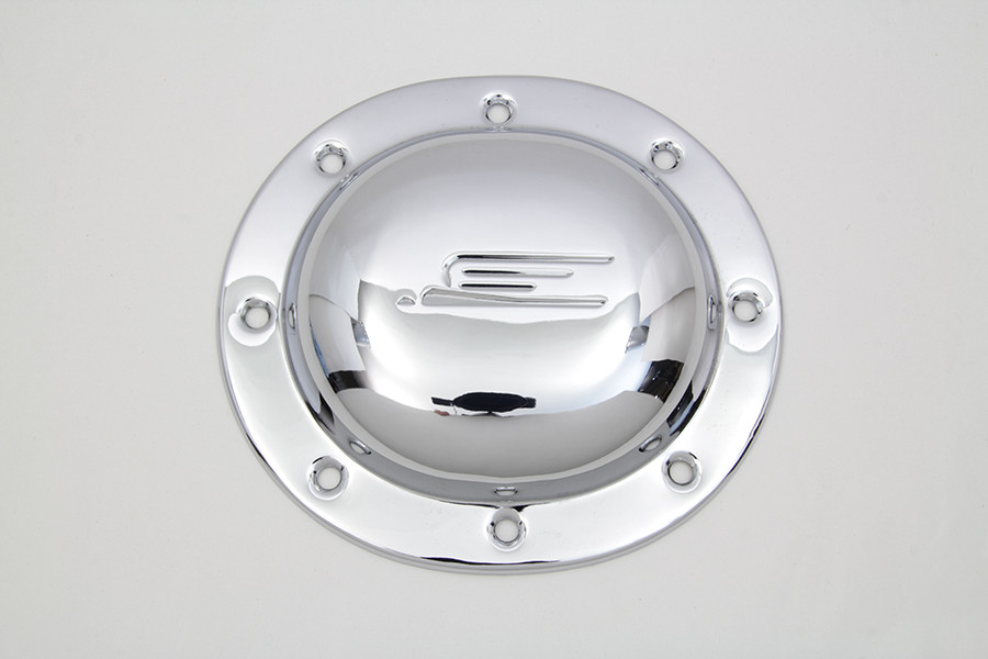 V-Twin #14023 - Bird Style Derby Cover Chrome