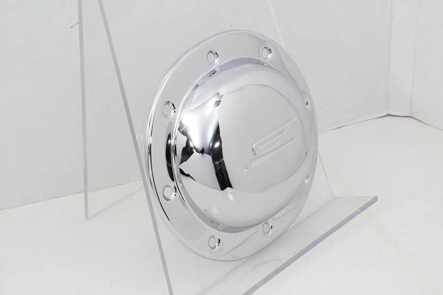 V-Twin #14023 - Bird Style Derby Cover Chrome