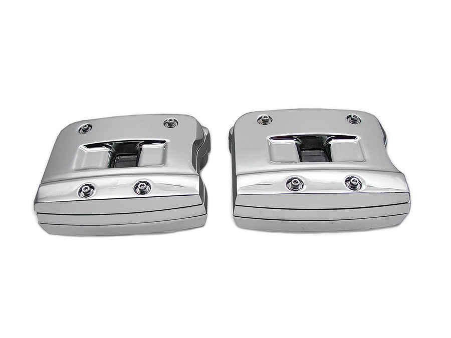 V-Twin #74507 - Chrome Rocker Box Cover Set