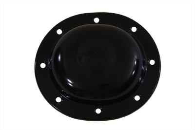 V-Twin #75997B - Replica Dimple Steel Derby Cover Black