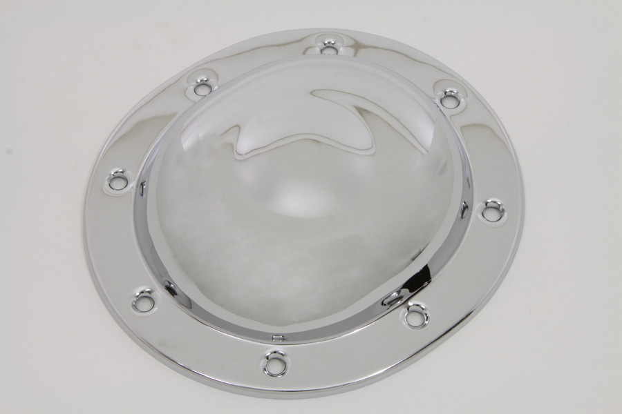 V-Twin #75997 - Steel Dimple Derby Cover Chrome