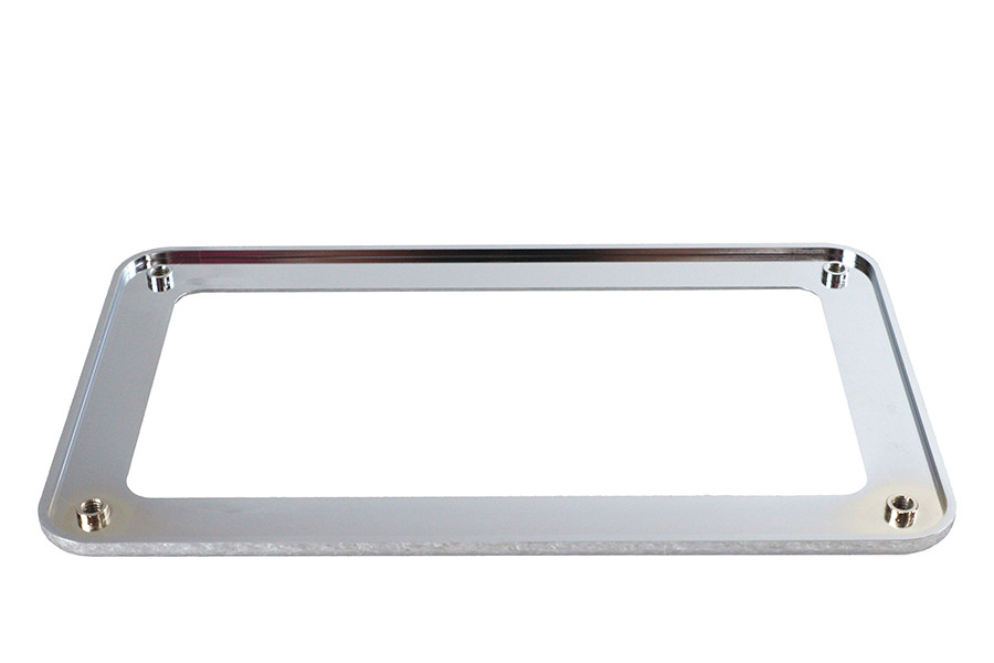 V-Twin #083009 - License Plate Frame Chrome Billet