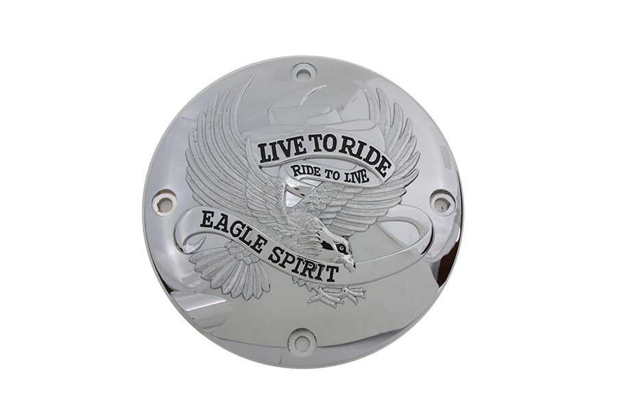 V-Twin #75079C - Clutch Inspection Cover Chrome