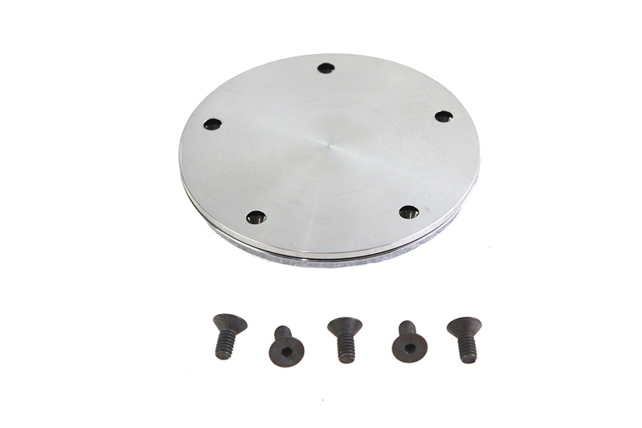 V-Twin - Smooth Chrome Ignition System Cover with Hidden Screws