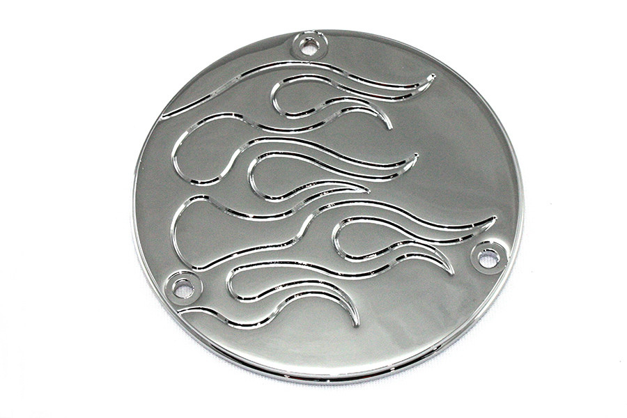 V-Twin - Flame Derby Cover Chrome