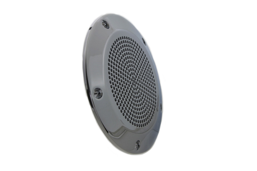 V-Twin #9081 - Chrome Perforated 5-Hole Derby Cover