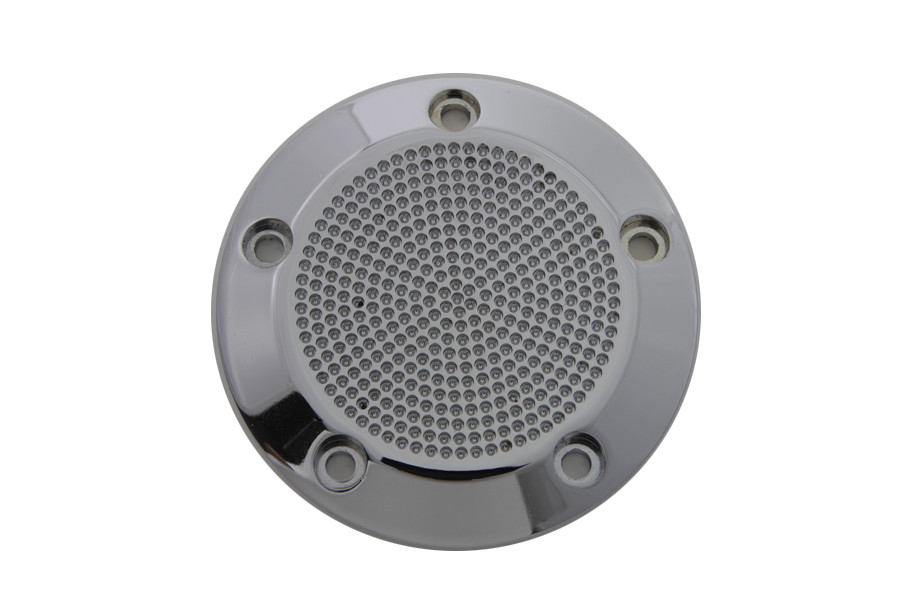 V-Twin #9088 - Chrome 5-Hole Perforated Ignition System Cover