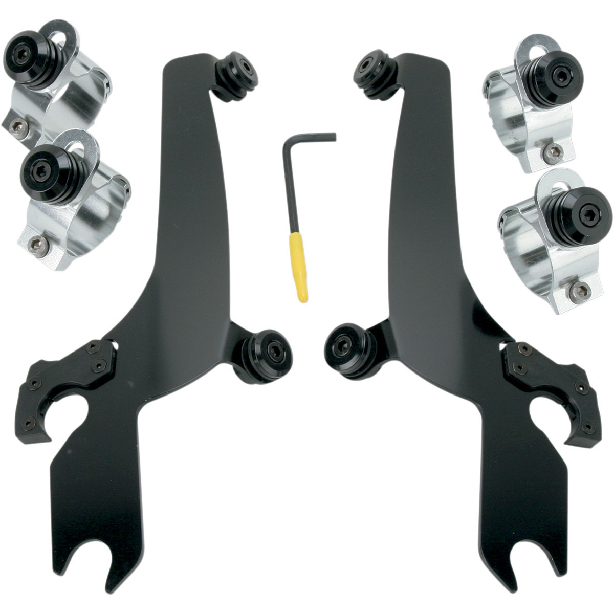 Memphis Shades #MEB8920 - Sportshield Trigger-Lock Mounting Kit - Black - Wide