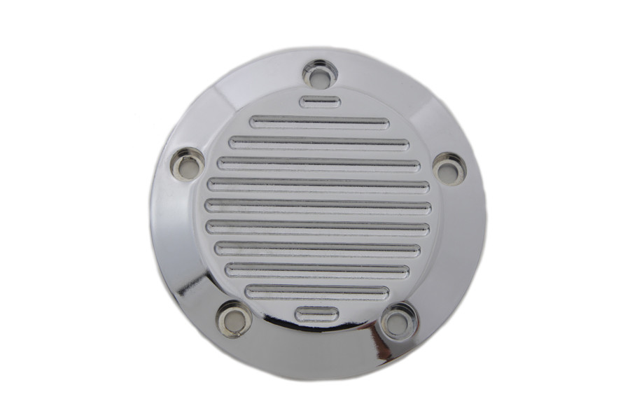 V-Twin #9110 - Chrome 5-Hole Ball Milled Ignition System Cover