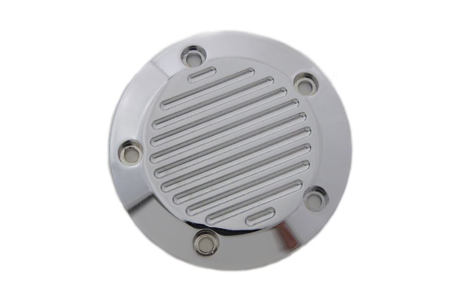 V-Twin #9110 - Chrome 5-Hole Ball Milled Ignition System Cover