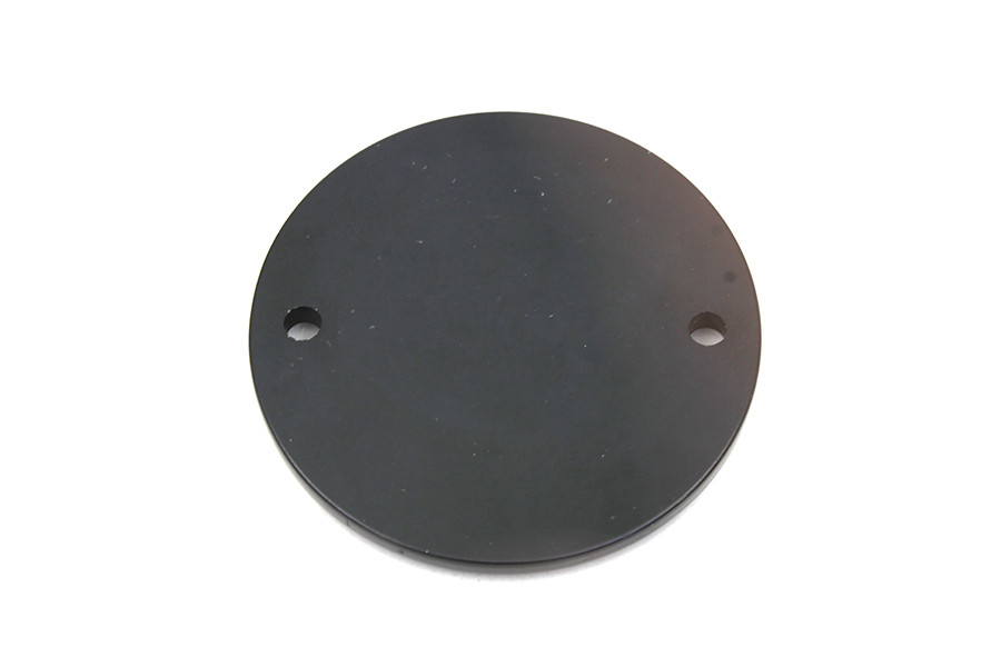 V-Twin #9087 - Black 2-Hole Perforated Ignition System Cover