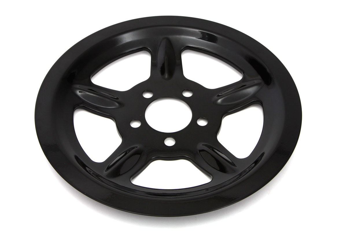 V-Twin - Black Rear Pulley Cover 68 Tooth