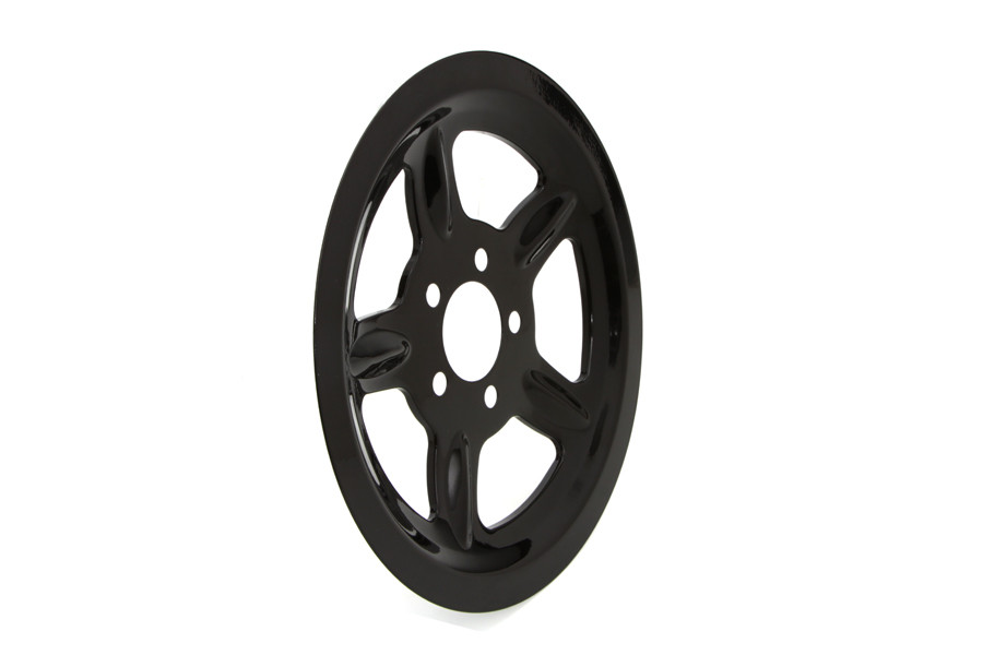 V-Twin - Black Rear Pulley Cover 68 Tooth