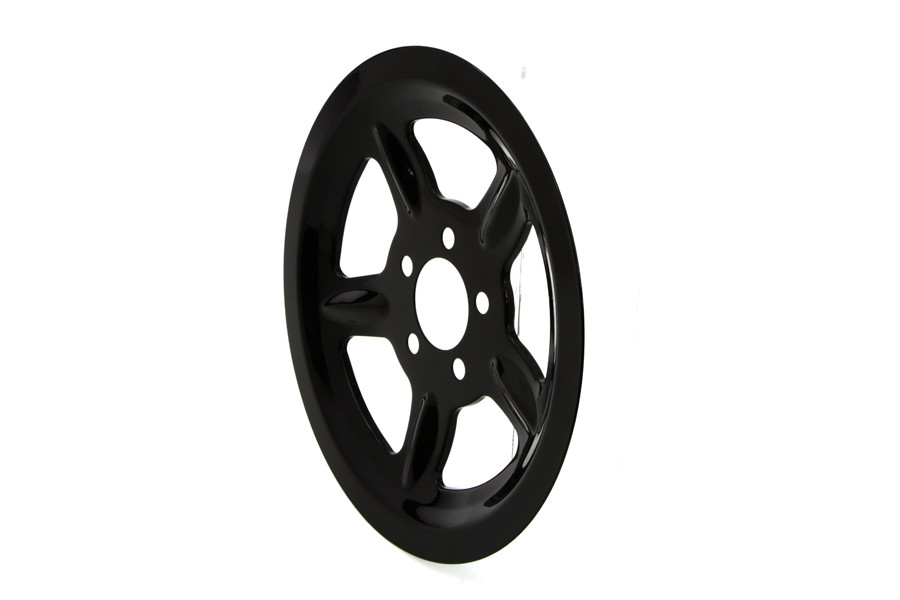 V-Twin - Black Rear Pulley Cover 68 Tooth