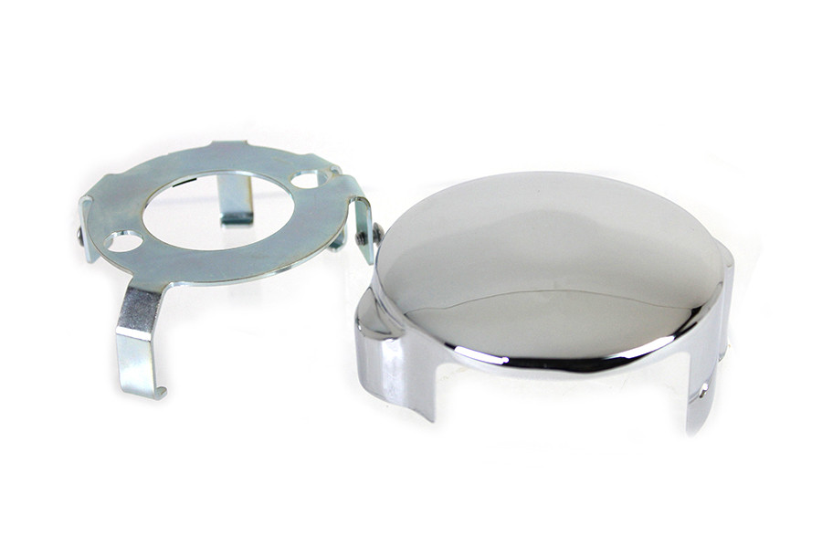 V-Twin #78083 - FLT Starter Motor End Cover Kit Chrome