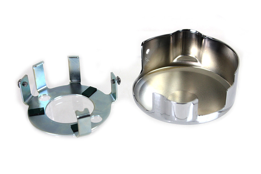 V-Twin #78083 - FLT Starter Motor End Cover Kit Chrome
