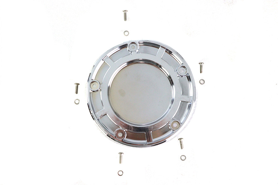V-Twin #78617E - Eagle Spirit Derby Cover Chrome