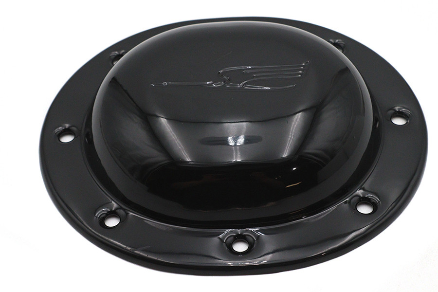 V-Twin #14024B - Replica Bird Style Derby Cover Black