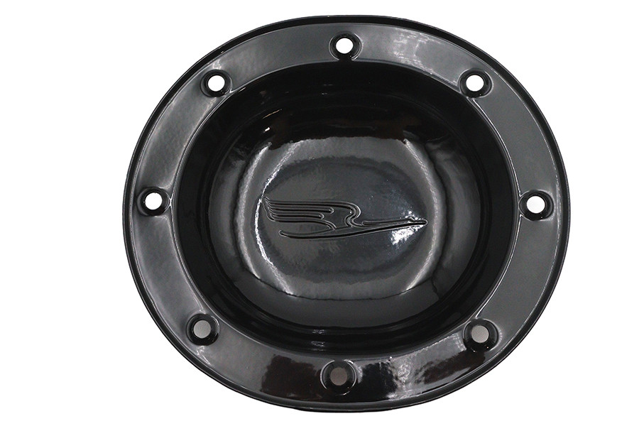 V-Twin #14024B - Replica Bird Style Derby Cover Black