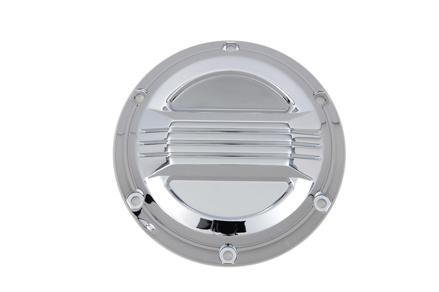 V-Twin #77912 - Chrome Air Flow Derby Cover