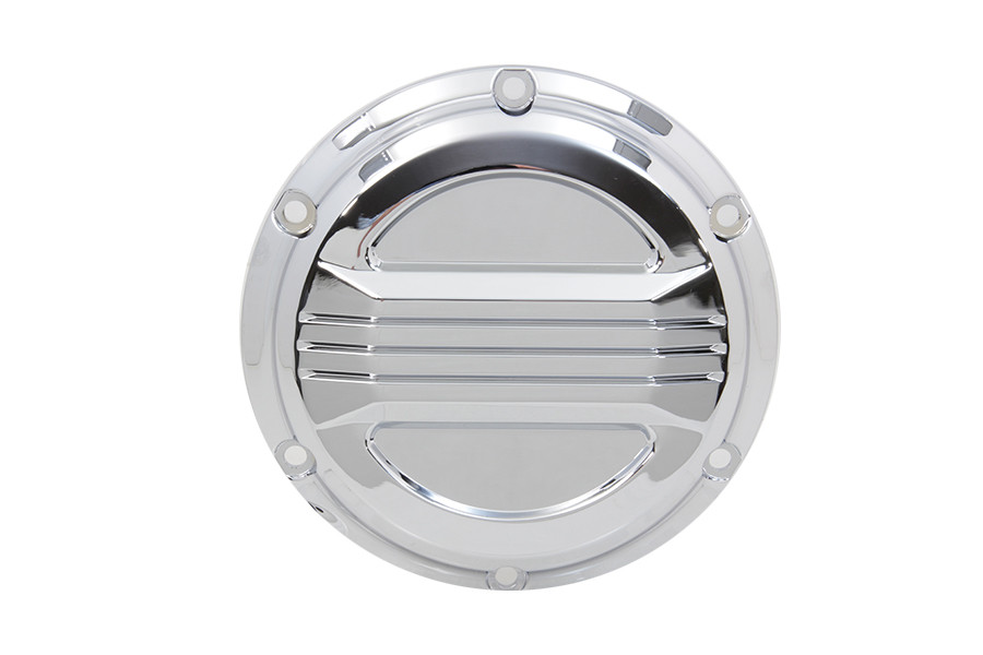V-Twin #77912 - Chrome Air Flow Derby Cover
