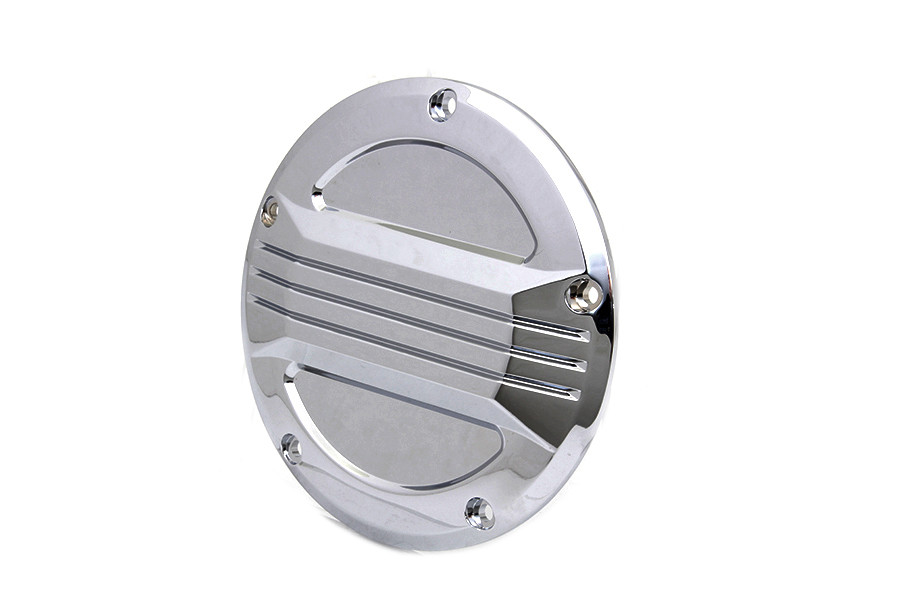 V-Twin #77911 - Chrome Air Flow Derby Cover