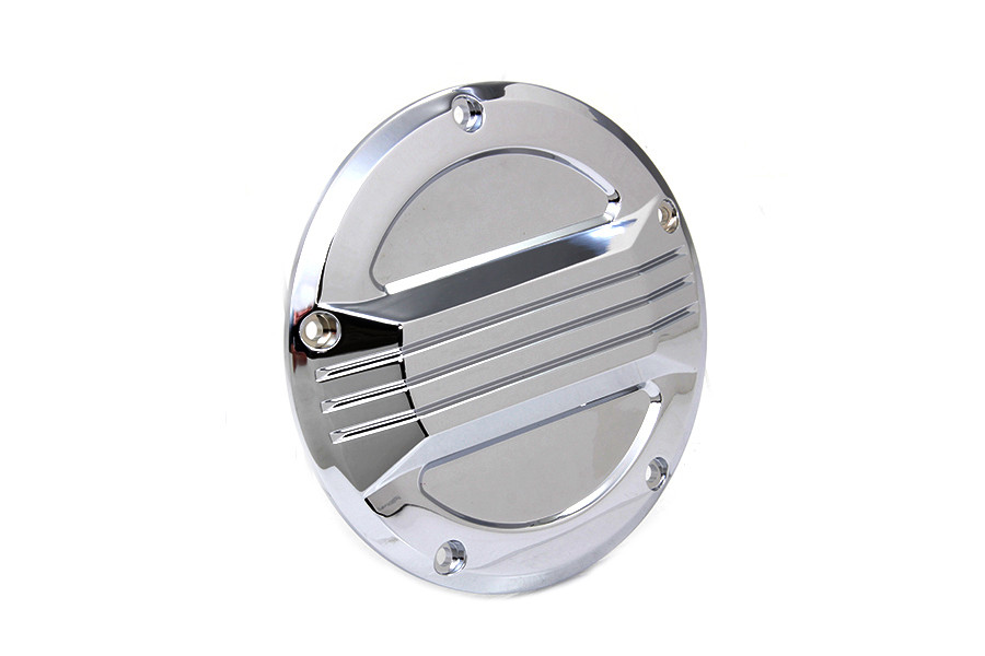 V-Twin #77911 - Chrome Air Flow Derby Cover