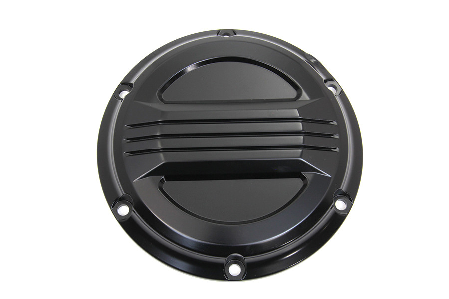 V-Twin #77912B - Black Air Flow Derby Cover