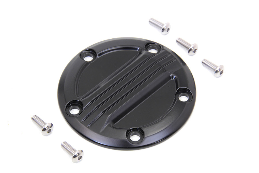 V-Twin #77921B - Black Air Flow Ignition System Cover