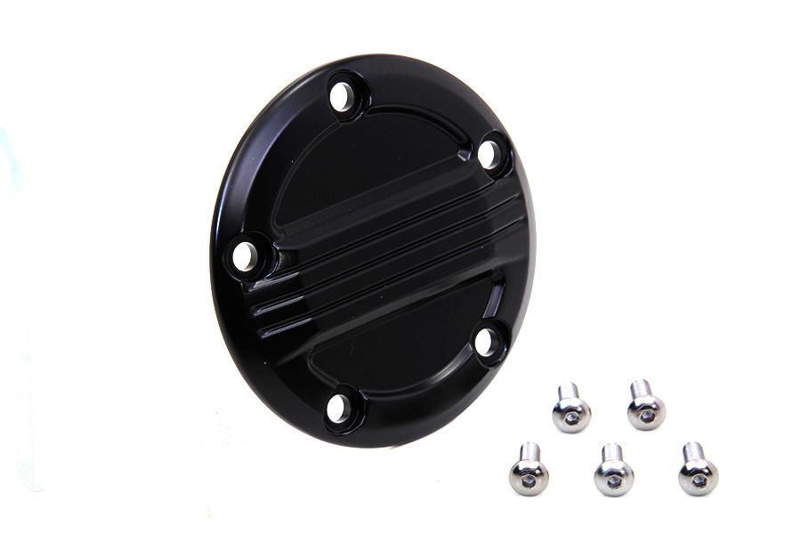 V-Twin #77921B - Black Air Flow Ignition System Cover