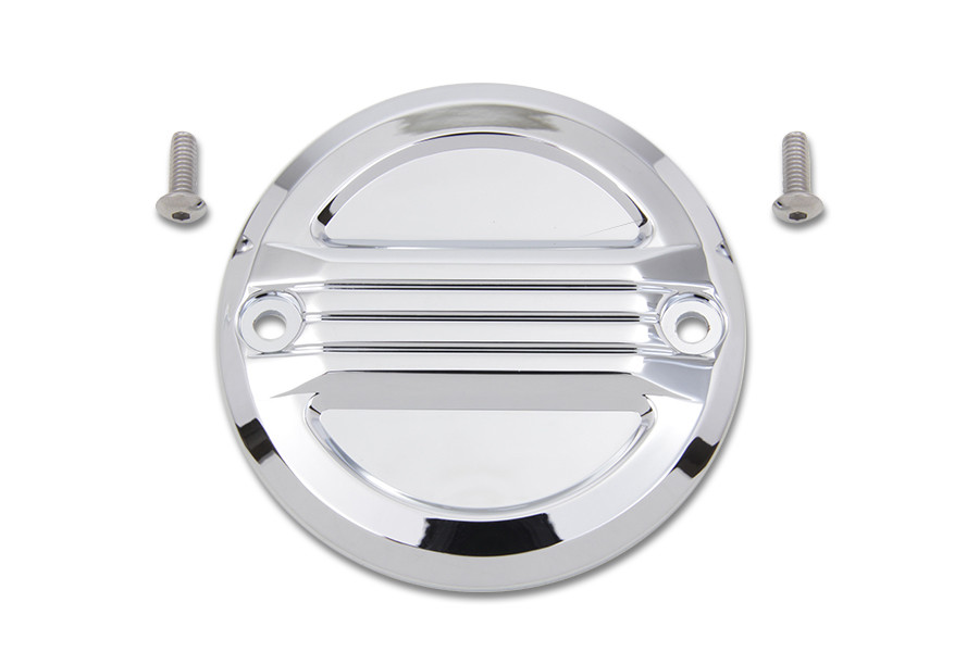 V-Twin #77922 - Chrome Air Flow Ignition System Cover