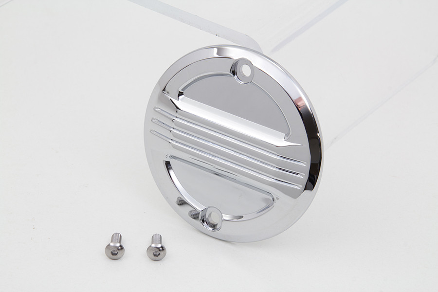 V-Twin #77923 - Chrome Air Flow Ignition System Cover
