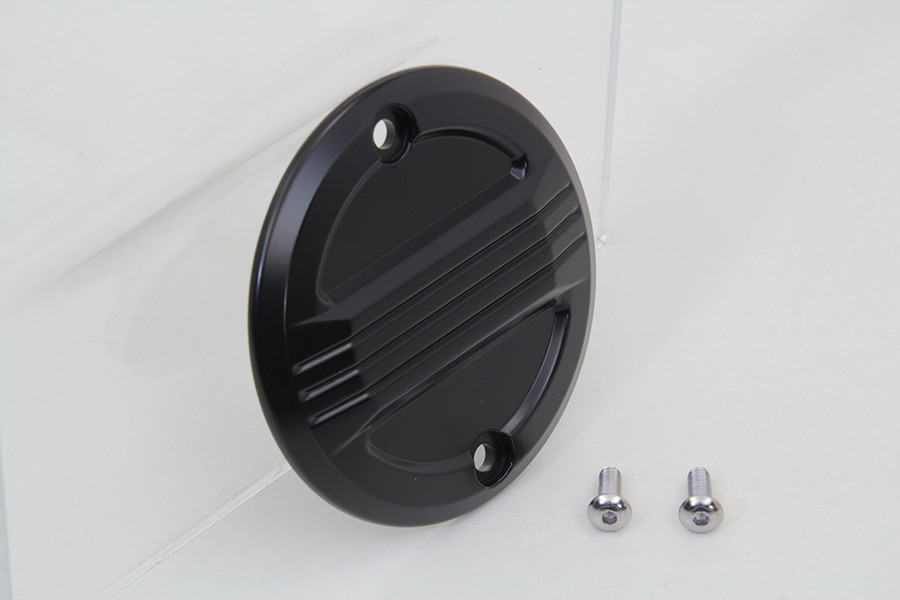 V-Twin #77923B - Black Air Flow Ignition System Cover