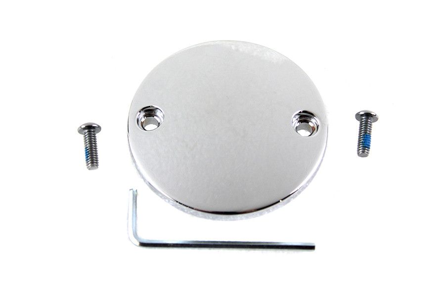 V-Twin #78506 - M8 Ignition System Cover Smooth Chrome