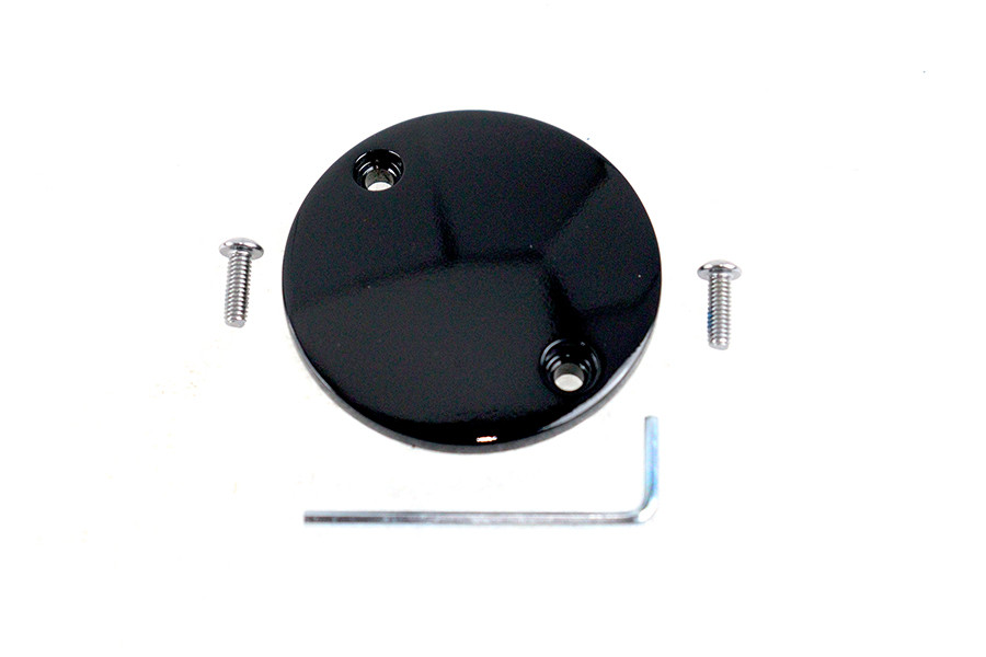 V-Twin #78506B - M8 Ignition System Cover Smooth Gloss Black