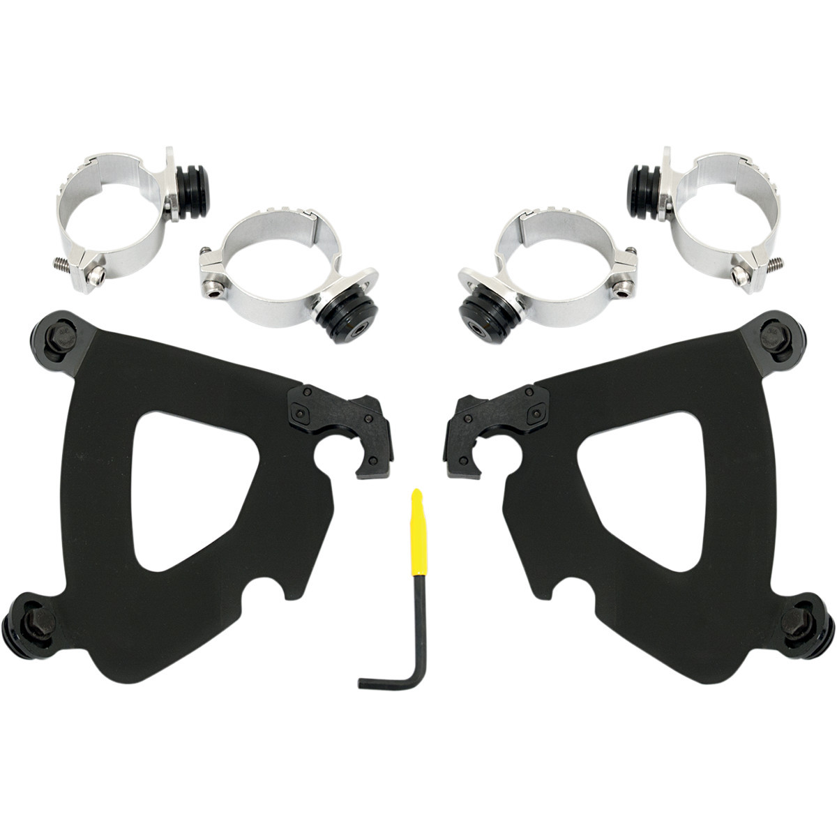 Memphis Shades #MEB1993 - Gauntlet Mounting Kit - Black - FXD