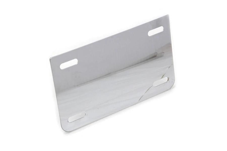 V-Twin - License Plate Frame Backing Plate Chrome