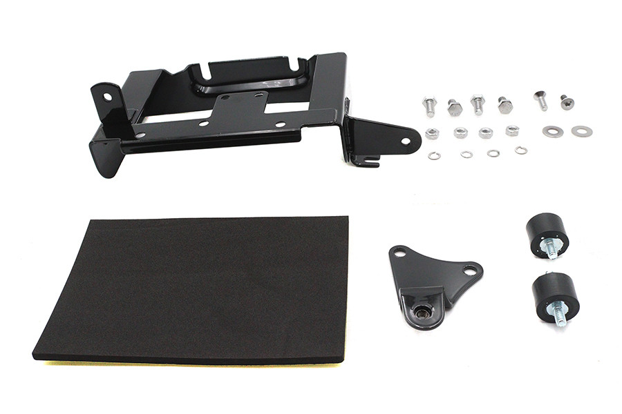 V-Twin #19405B - Black Battery Carrier Kit