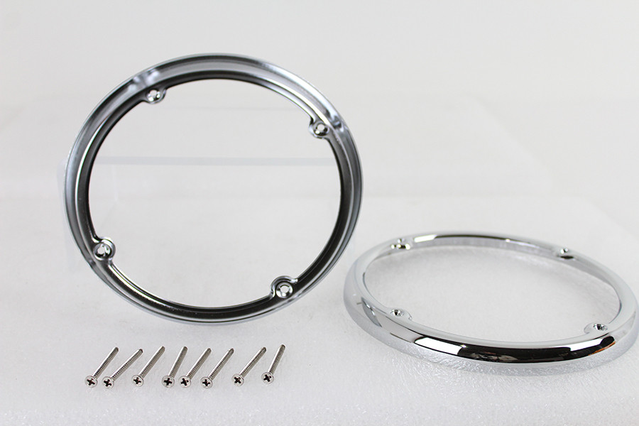 V-Twin #78269 - Chrome Rear Tour-Pak Speaker Trim Set